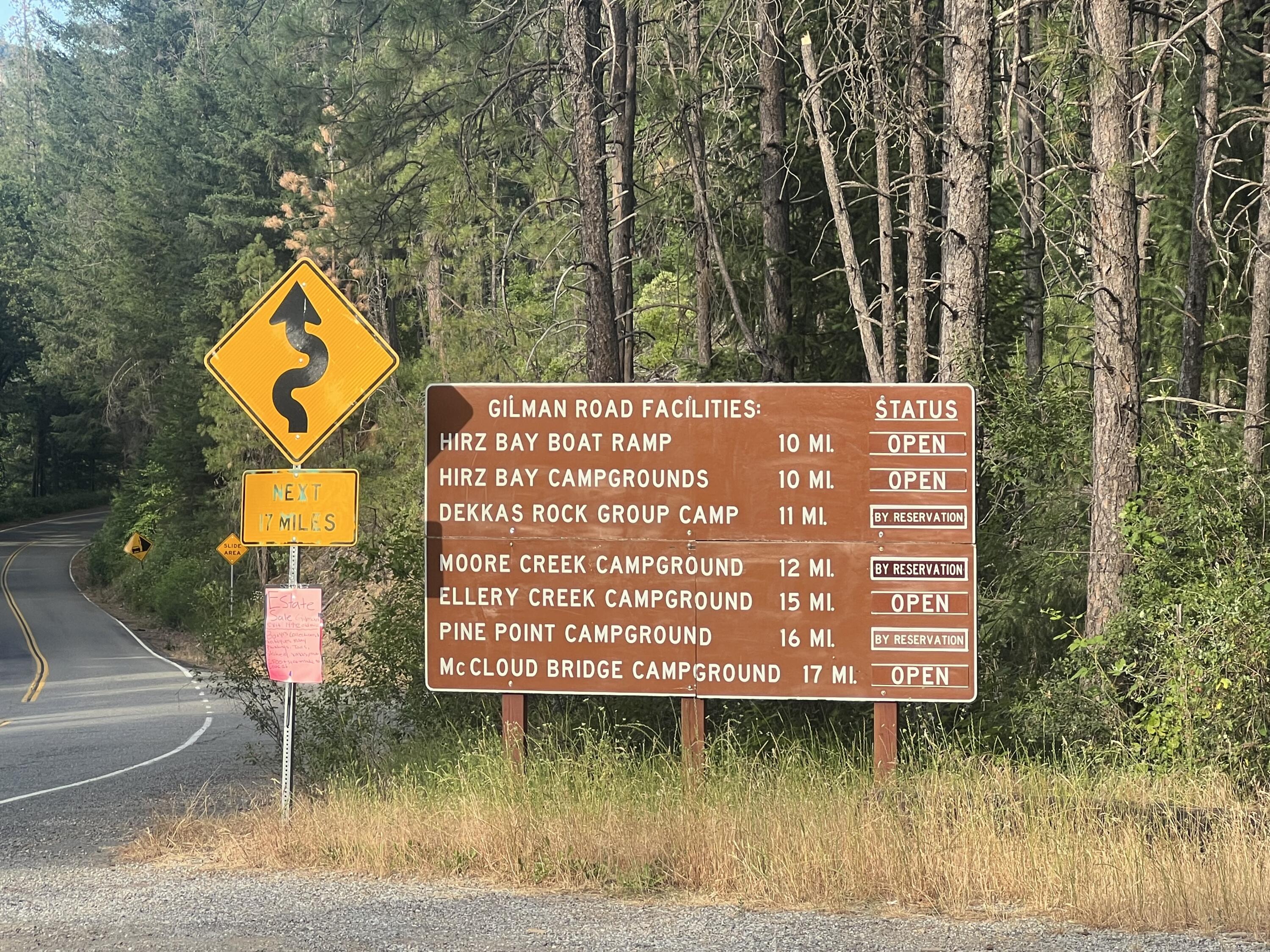19610 Roaring Brook Way Lakehead, CA 96051 - Photo 7 of 58 a sign on the side of a building