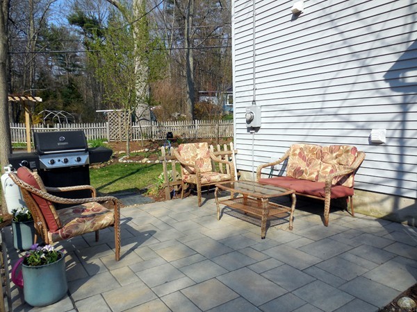 16 Leno Road Holland, MA 01521 - Photo 9 of 30 a view of a dinning tables and chairs in a patio