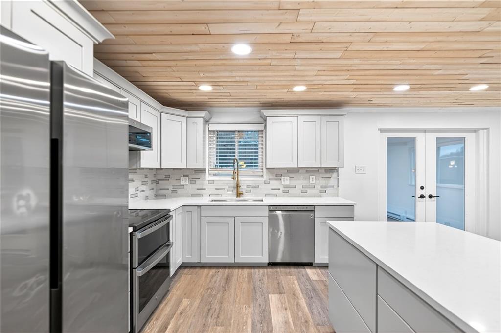 3 Park Road Charleroi, PA 15022 - Photo 12 of 43 a kitchen with a sink stainless steel appliances and cabinets