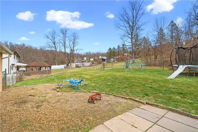 view of an outdoor space and a yard