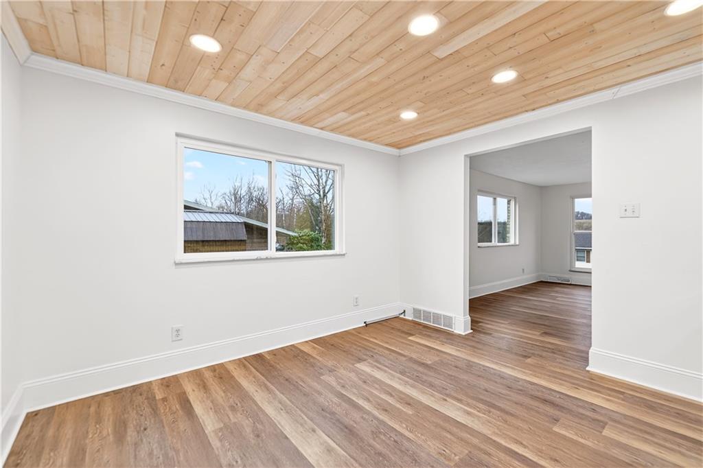 3 Park Road Charleroi, PA 15022 - Photo 8 of 43 a view of empty room with wooden floor and fan