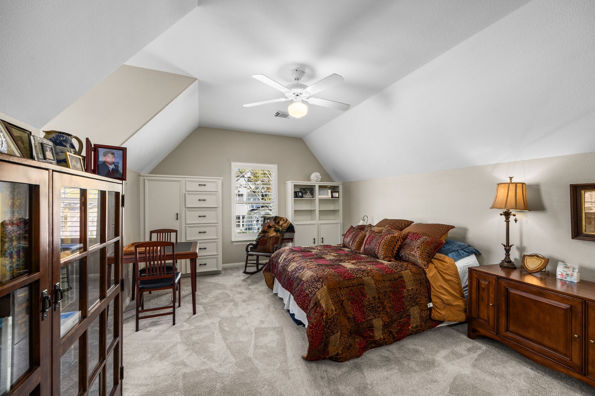 11413 Gallant Ridge Lane Houston, TX 77082 - Photo 40 of 48 a bedroom with furniture and a large window