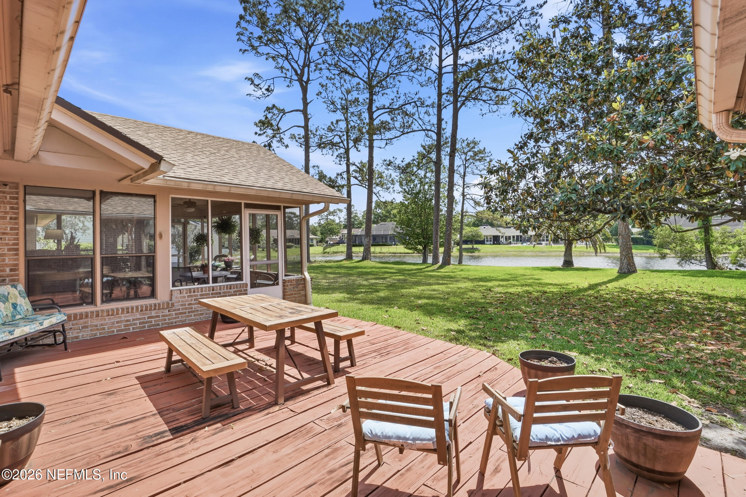 10702 Crosswicks Road Jacksonville, FL 32256 - Photo 40 of 82 Deck with Water Views