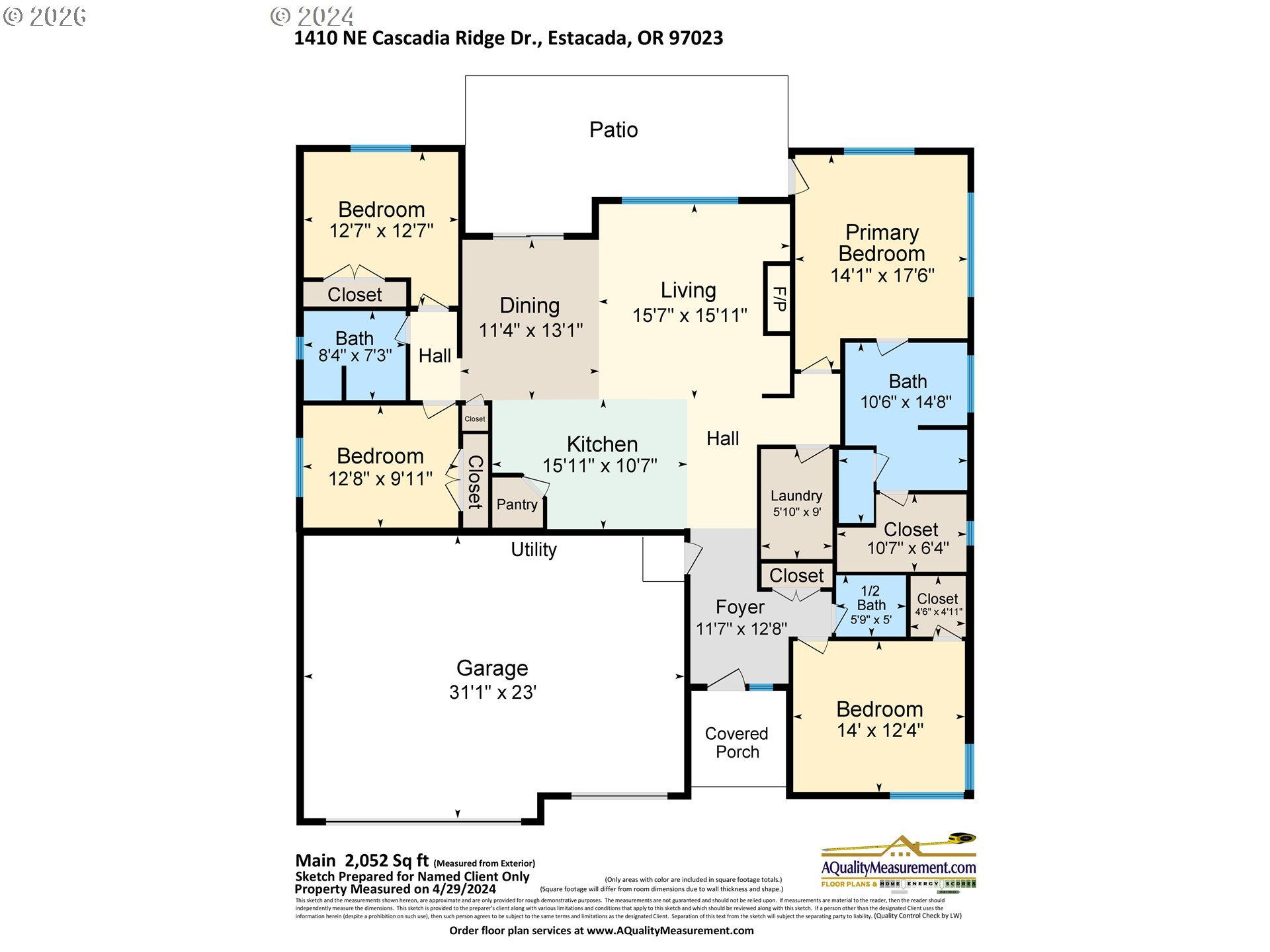 1410 Northeast Cascadia Ridge Drive Estacada, OR 97023 - Photo 45 of 45 Floor Plan