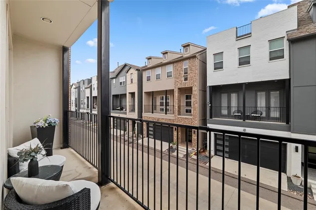a front view of a building with glass windows