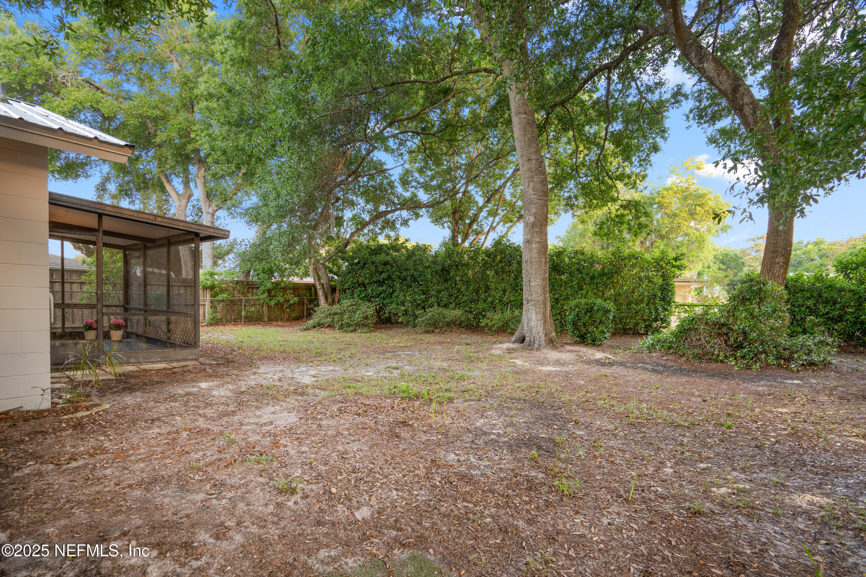 237 Marius Court St. Augustine, FL 32086 - Photo 25 of 45 a view of a yard with plants and large trees