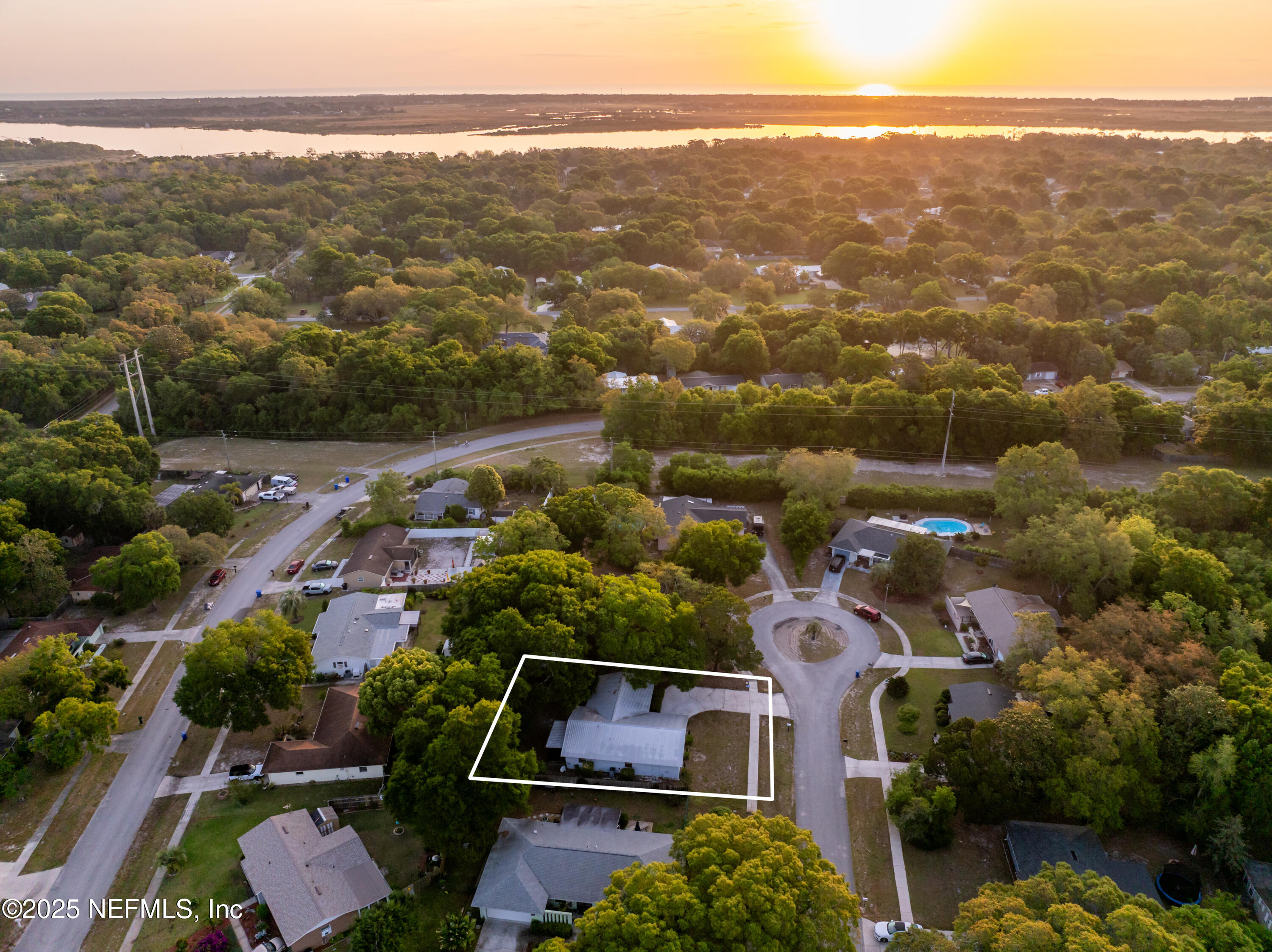 237 Marius Court St. Augustine, FL 32086 - Photo 42 of 45 an aerial view of residential houses with city view