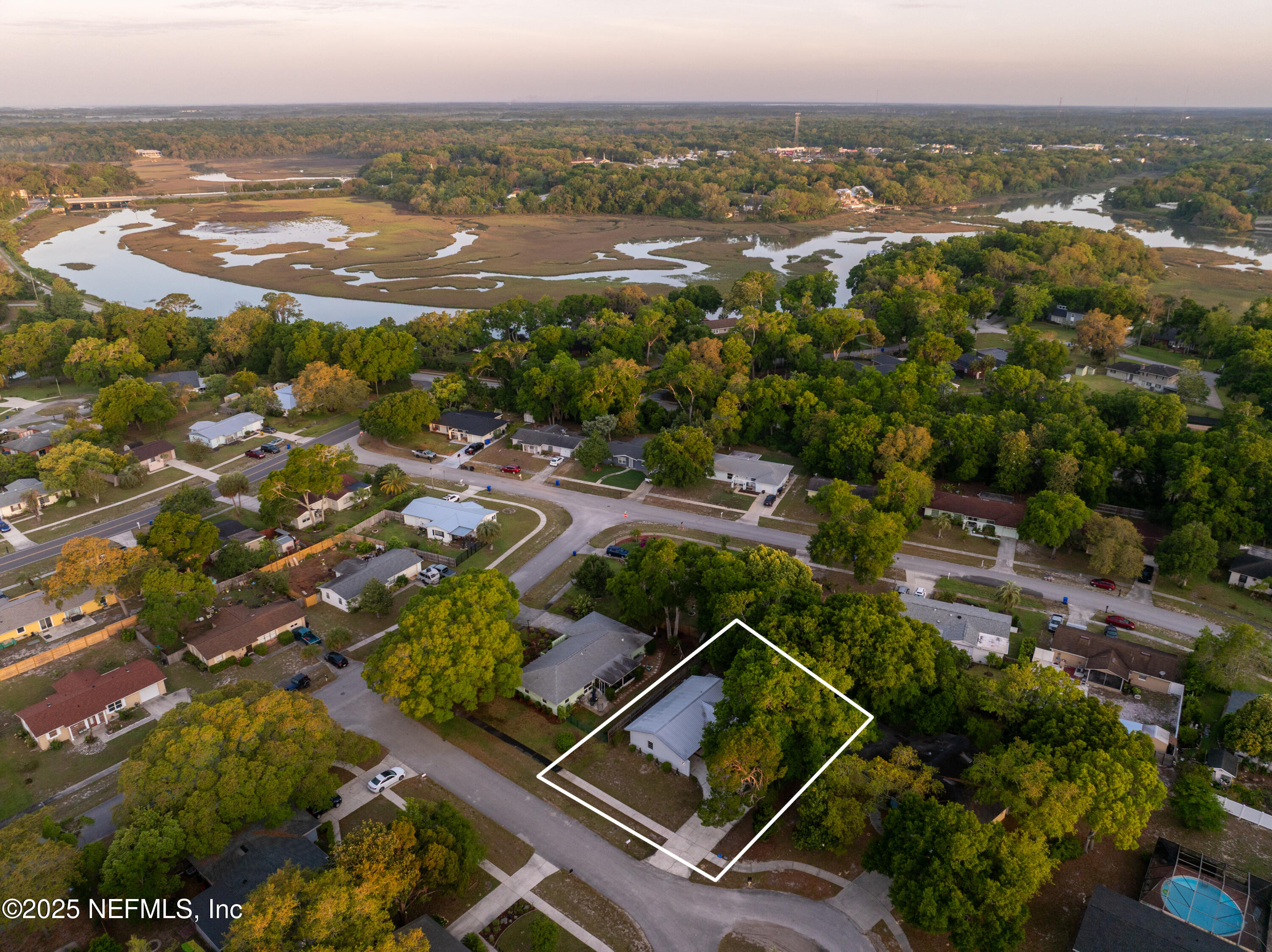 237 Marius Court St. Augustine, FL 32086 - Photo 44 of 45 an aerial view of residential houses with outdoor space