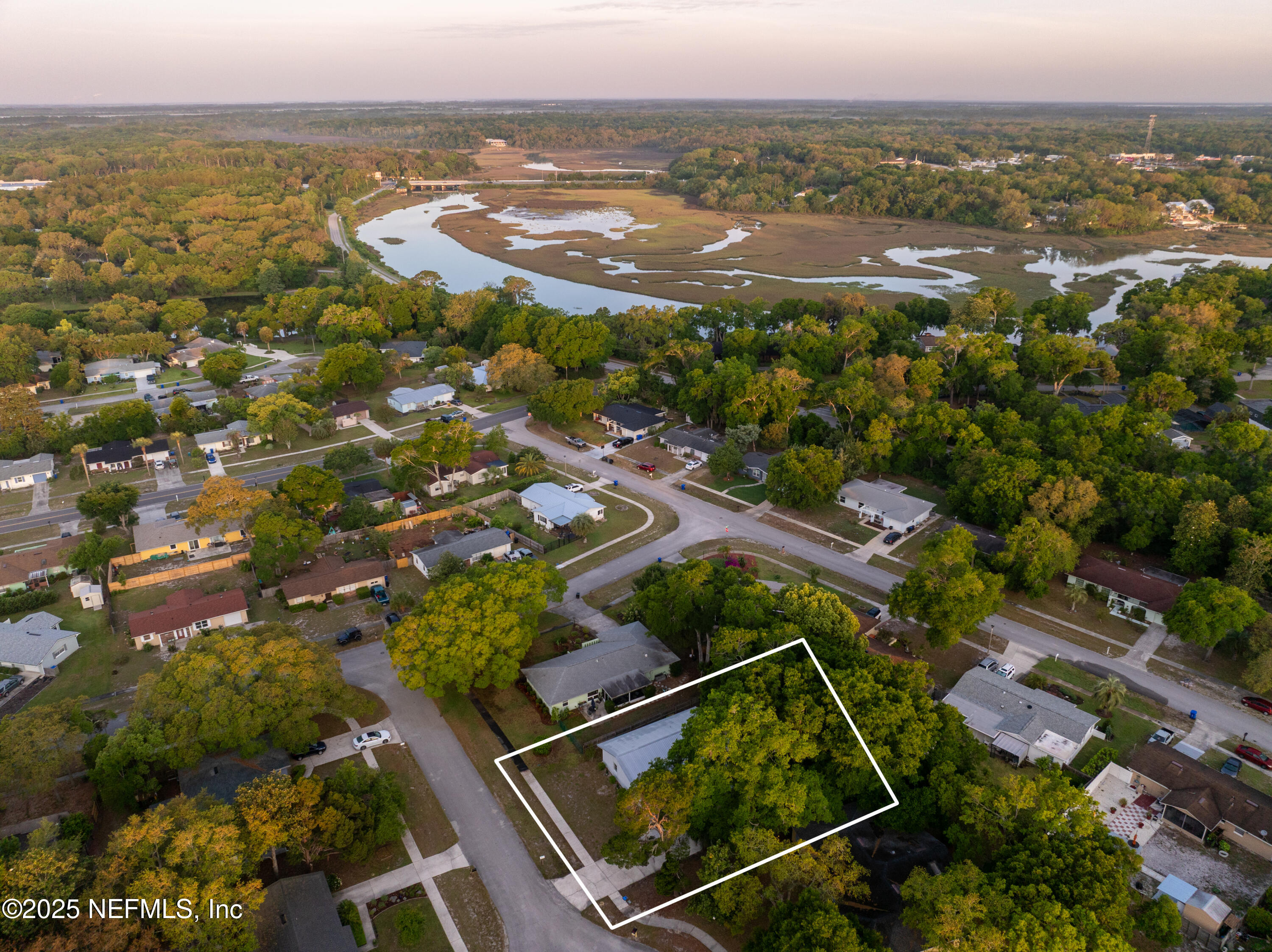 237 Marius Court St. Augustine, FL 32086 - Photo 45 of 45 an aerial view of residential building and lake