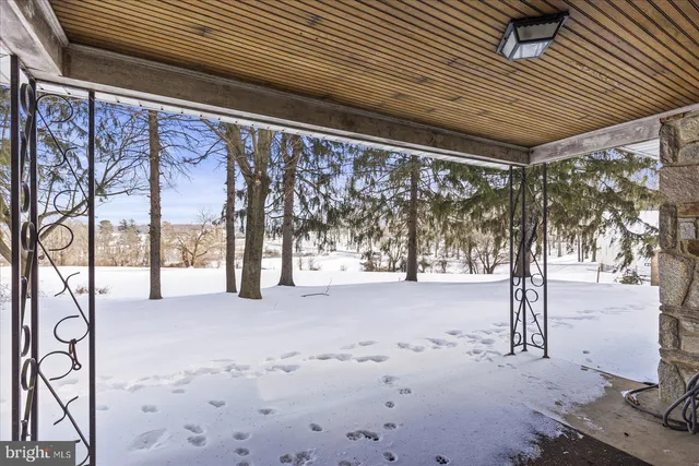 a view of outdoor space with seating
