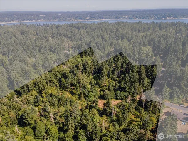 a view of a city and mountain