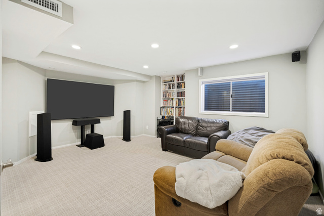 1837 Richard Road Sandy, UT 84093 - Photo 35 of 67 Basement theater room/family room/ could be used as another bedroom