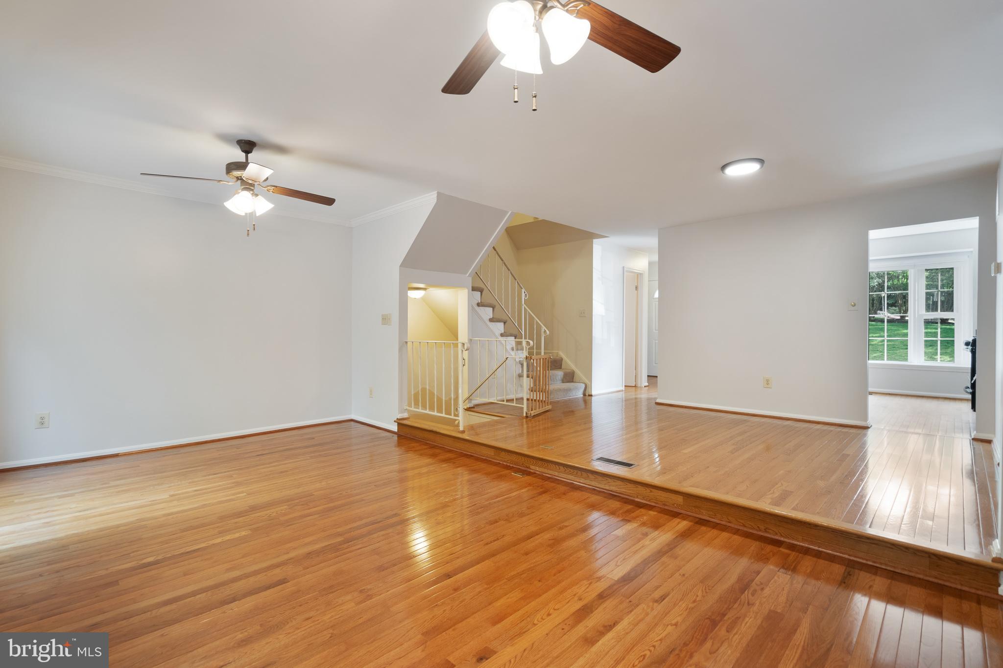 Sunken living room hardwoods installed in 2019!