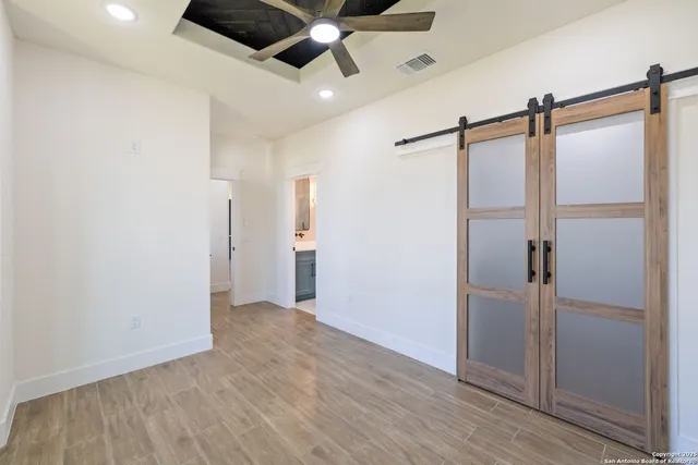 a view of an empty room