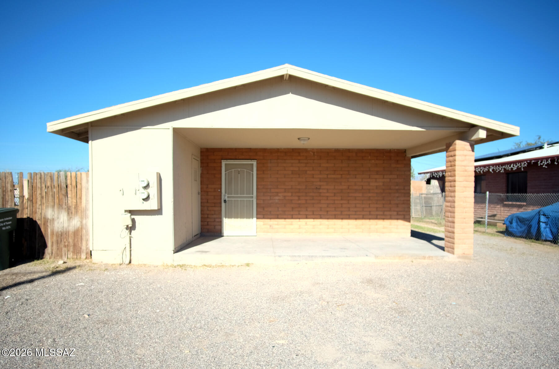345 East Delta Road Tucson, AZ 85706 - Photo 2 of 45 a view of a house with a outdoor space
