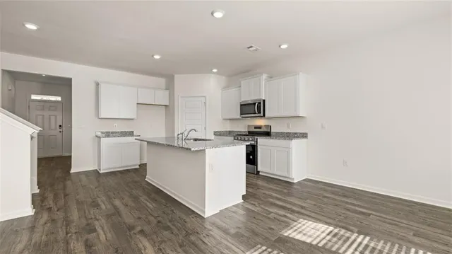 a view of an empty room