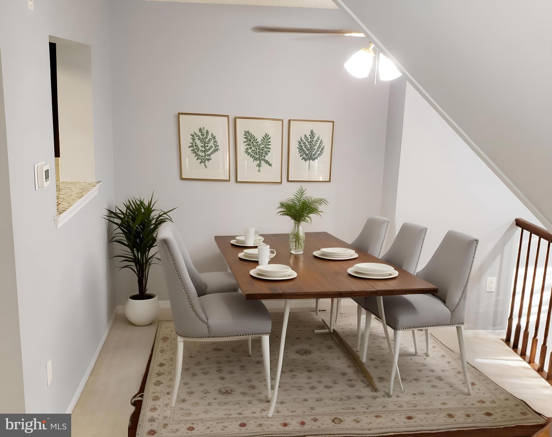 6 Halstead Place Princeton, NJ 08540 - Photo 3 of 18 Staged Dining Room