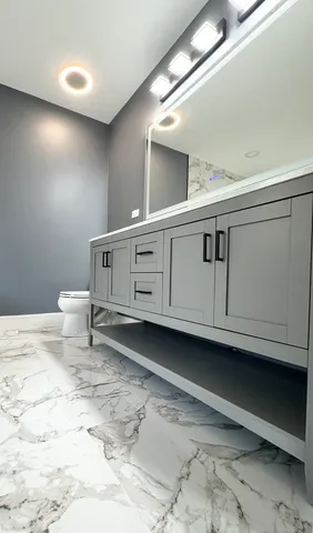 a view of a sink in a bathroom