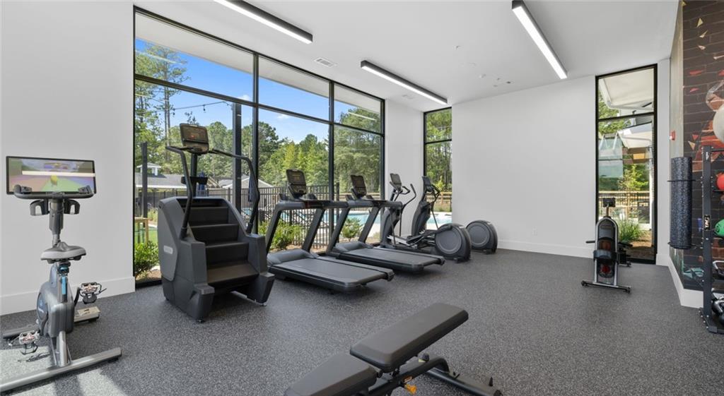 100 Rosemoore Drive Covington, GA 30014 - Photo 34 of 41 a view of a room with gym equipment