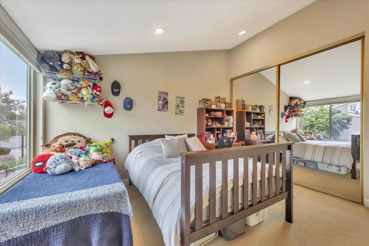 3415 La Selva Street San Mateo, CA 94403 - Photo 22 of 33 a bedroom with a bed and a window