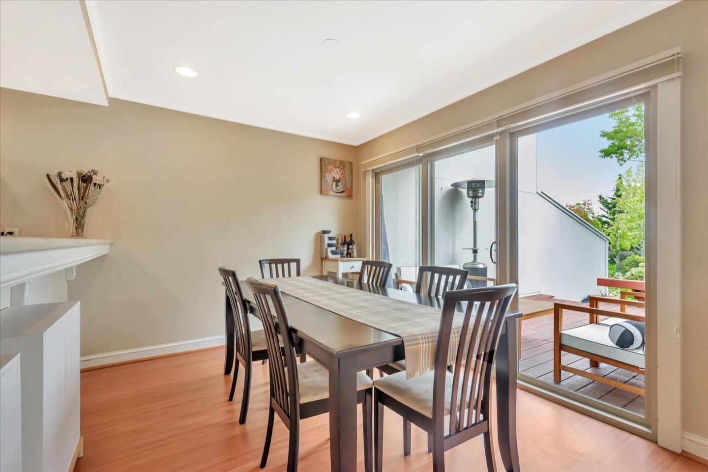 3415 La Selva Street San Mateo, CA 94403 - Photo 8 of 33 a view of a dining room with furniture window and outside view