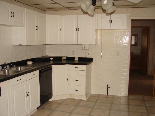 309 Jefferson Street Ridott, IL 61067 - Photo 2 of 12 a white kitchen with a sink