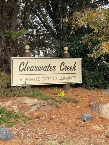 a view of outdoor space with sign board