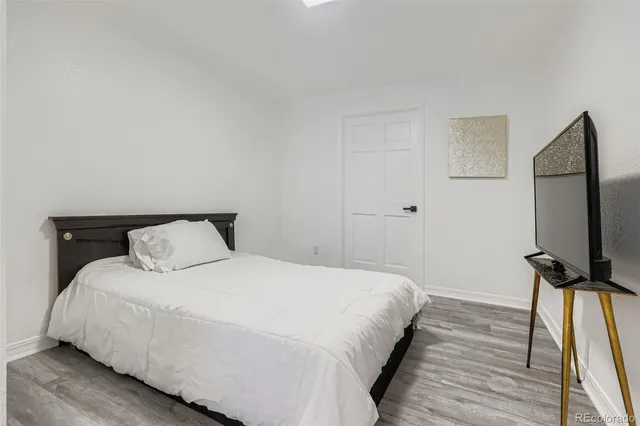 a view of a big room with closet area