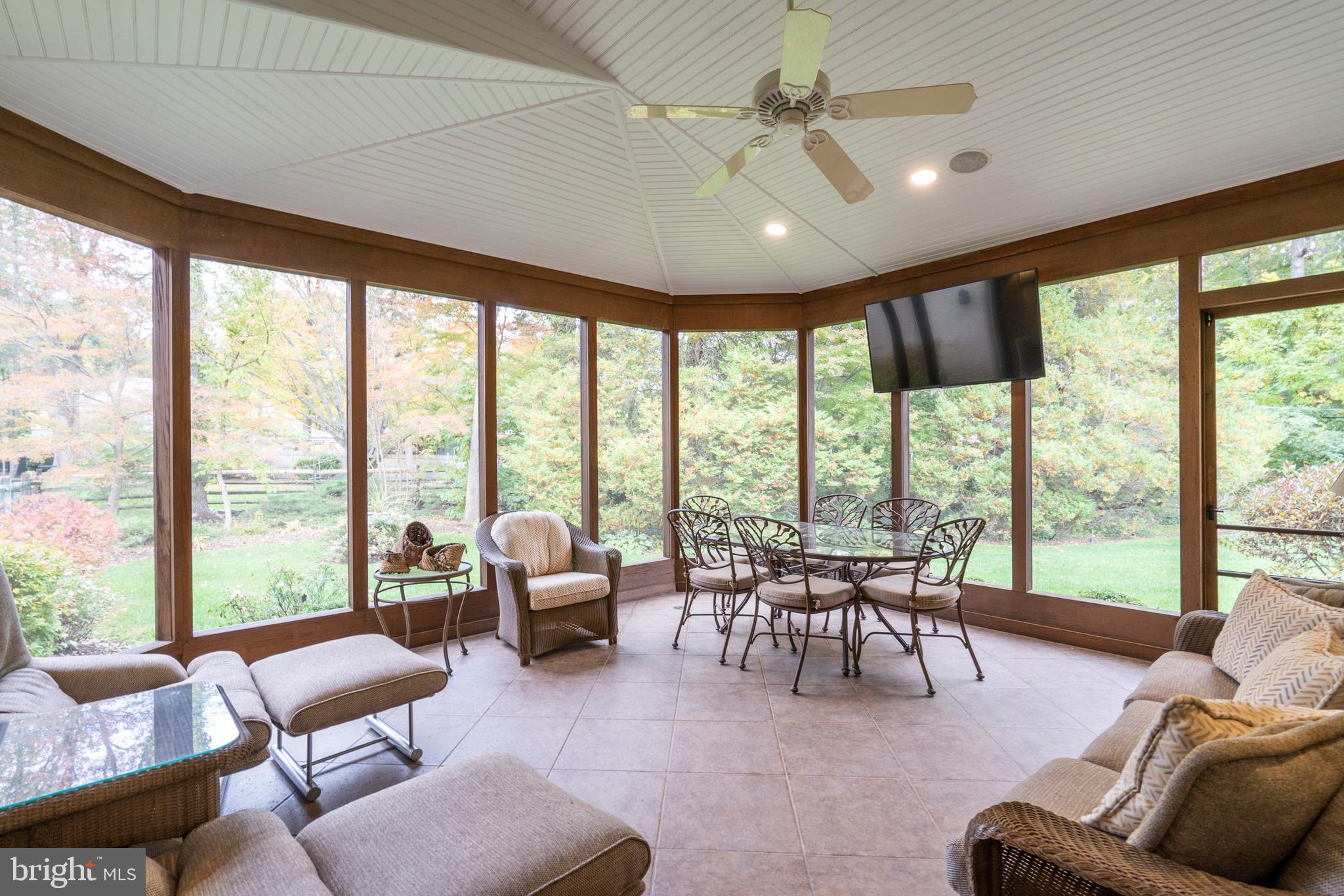 1041 Mill Rd Circle Rydal, PA 19046 - Photo 35 of 64 Sun Room Vaulted Ceiling