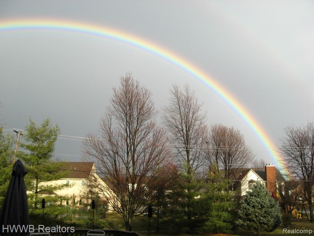 1732 Ridgecrest Rochester, MI 48306 - Photo 8 of 22 Backyard Rainbow
