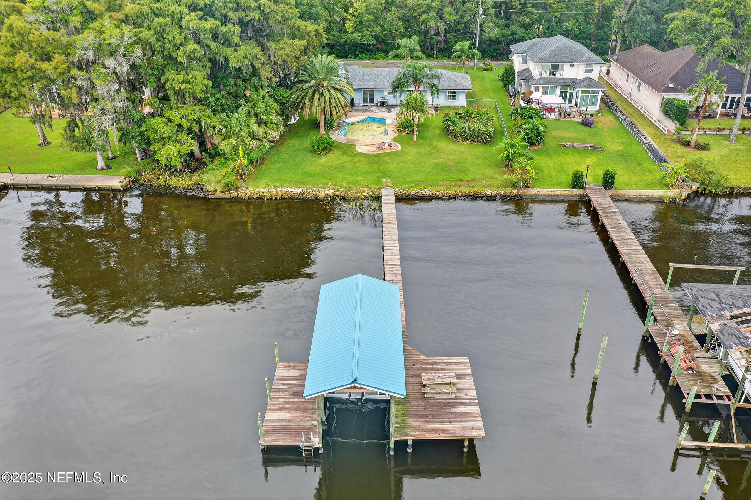 4429 Cedar Road Orange Park, FL 32065 - Photo 38 of 50 an aerial view of a house with a yard basket ball court