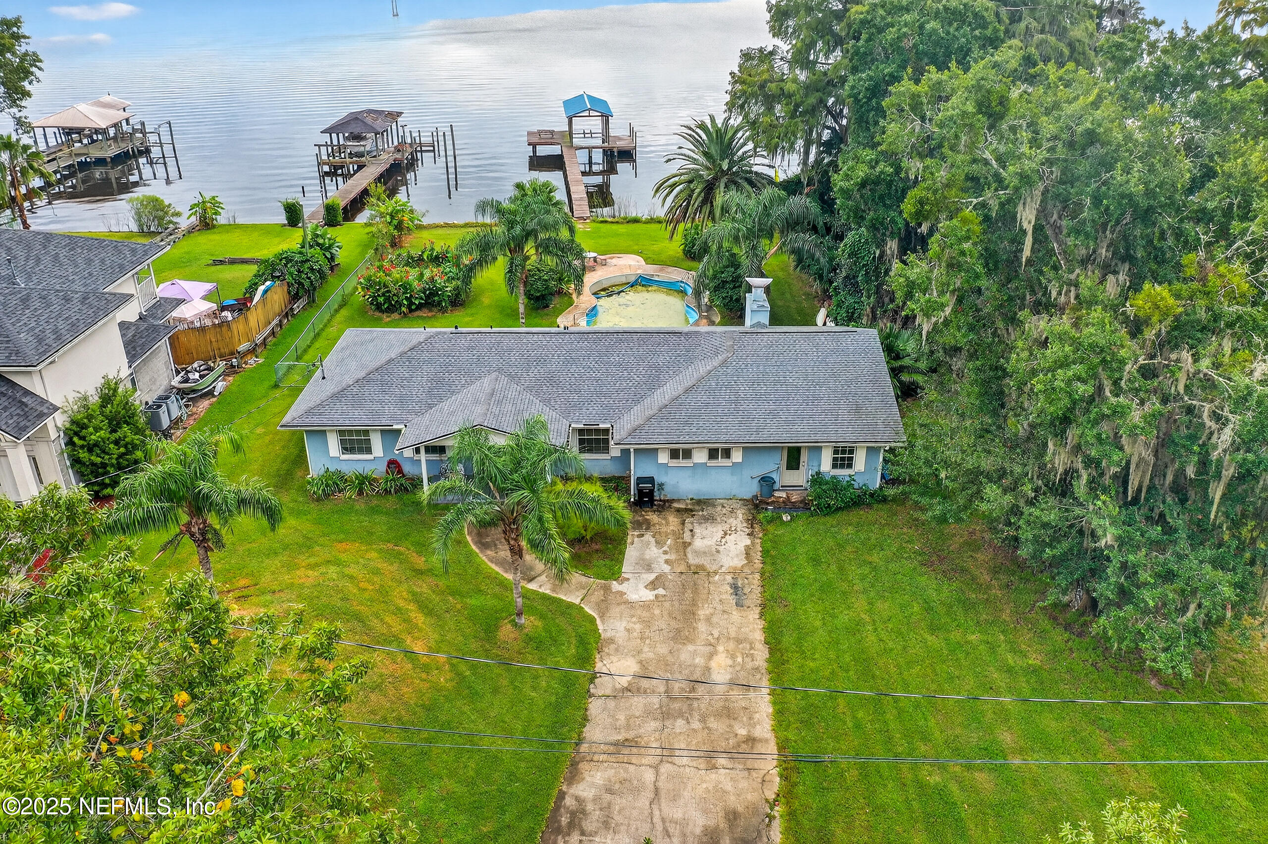4429 Cedar Road Orange Park, FL 32065 - Photo 42 of 50 an aerial view of a house