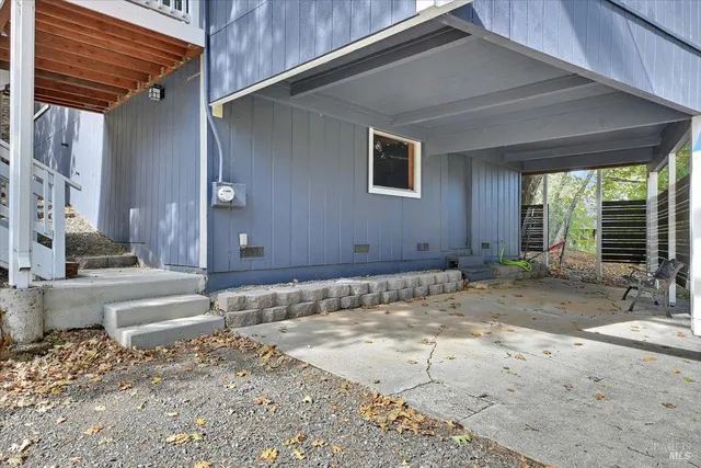 a house with a outdoor space