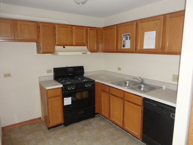 3 North Victoria Lane, Unit B Streamwood, IL 60107 - Photo 4 of 11 a kitchen with sink cabinets and a stove top oven