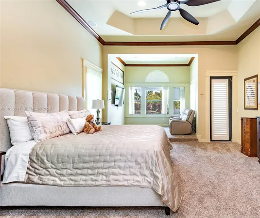 a view of a patio with a table chairs and a patio