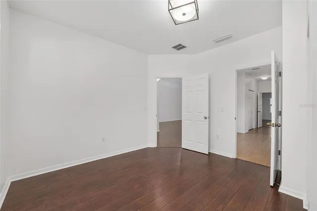 wooden floor in an empty room