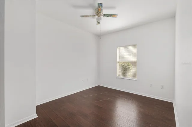 a view of a room with an empty space