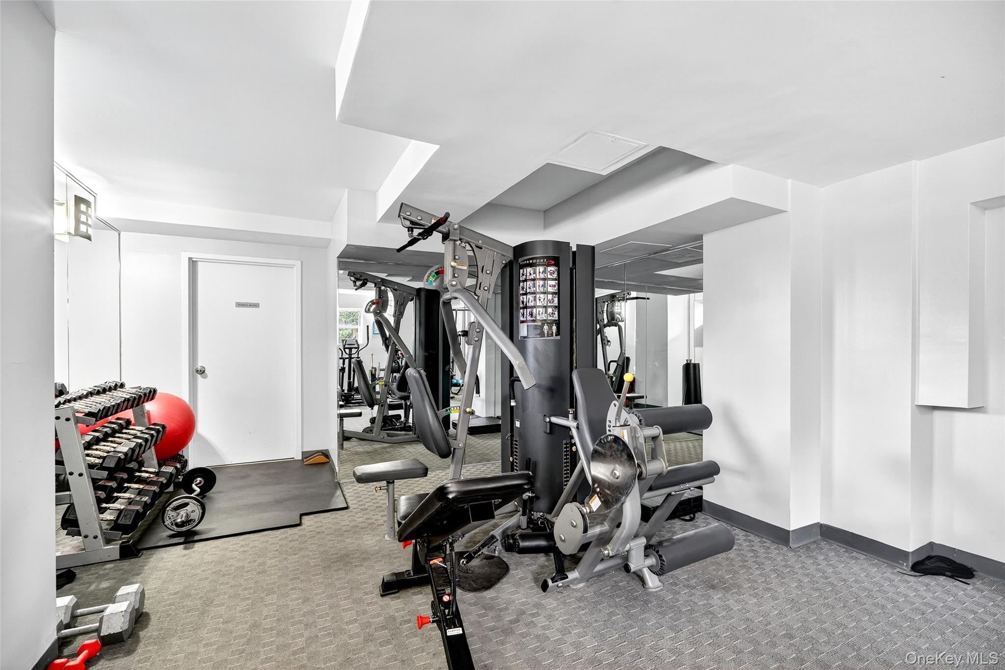 2287 Johnson Avenue, Unit 10B Bronx, NY 10463 - Photo 21 of 27 a view of a room with gym equipment