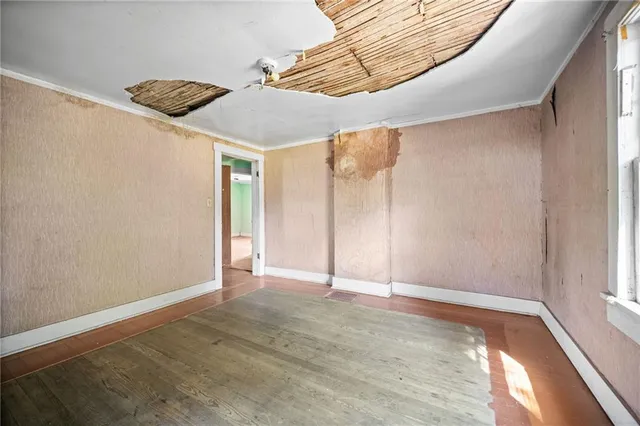 a view of storage and utility room