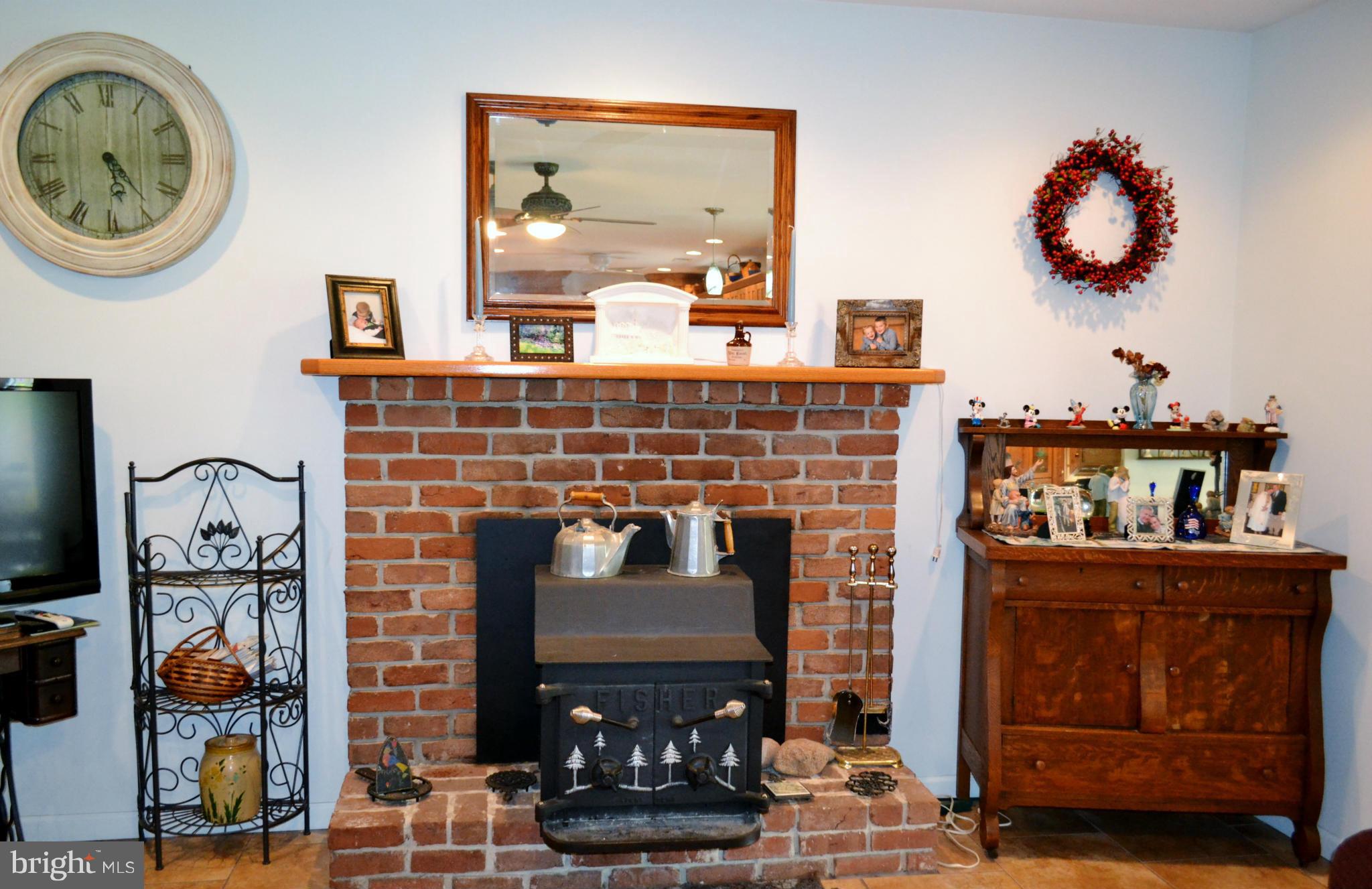 3501 Emory Road North Upperco, MD 21155 - Photo 4 of 29 Fam Rm w/ wood stove insert will keep you cozy