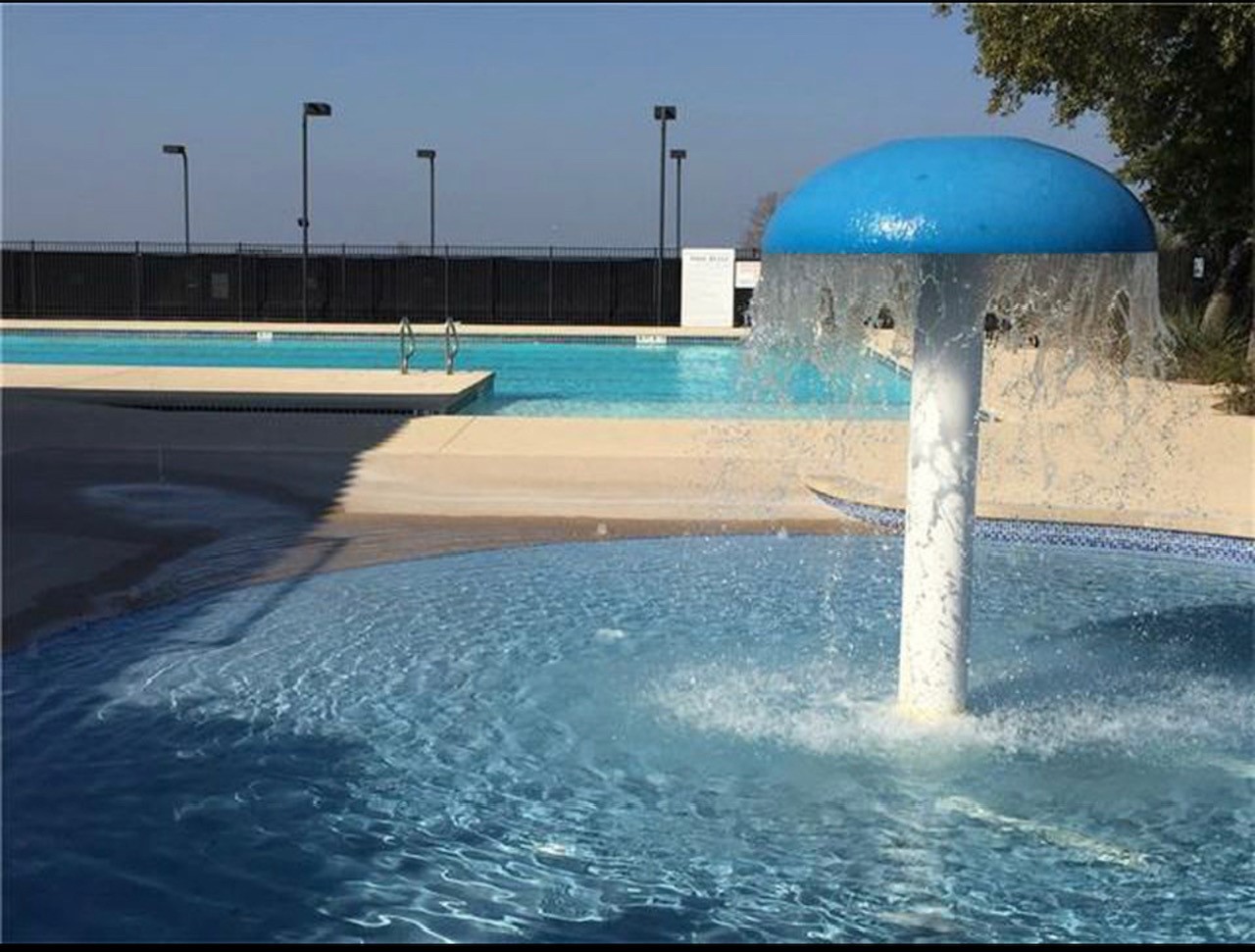 122 Sebastians Run Austin, TX 78738 - Photo 36 of 39 community kiddie pool and lap pool with large covered areas for family fun
