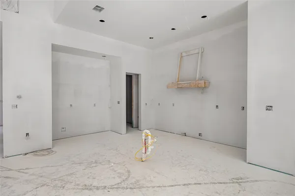 a view of an empty room