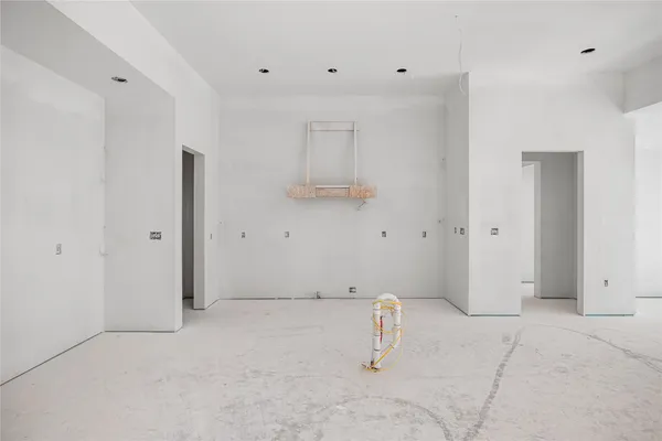 a view of a room with cabinet