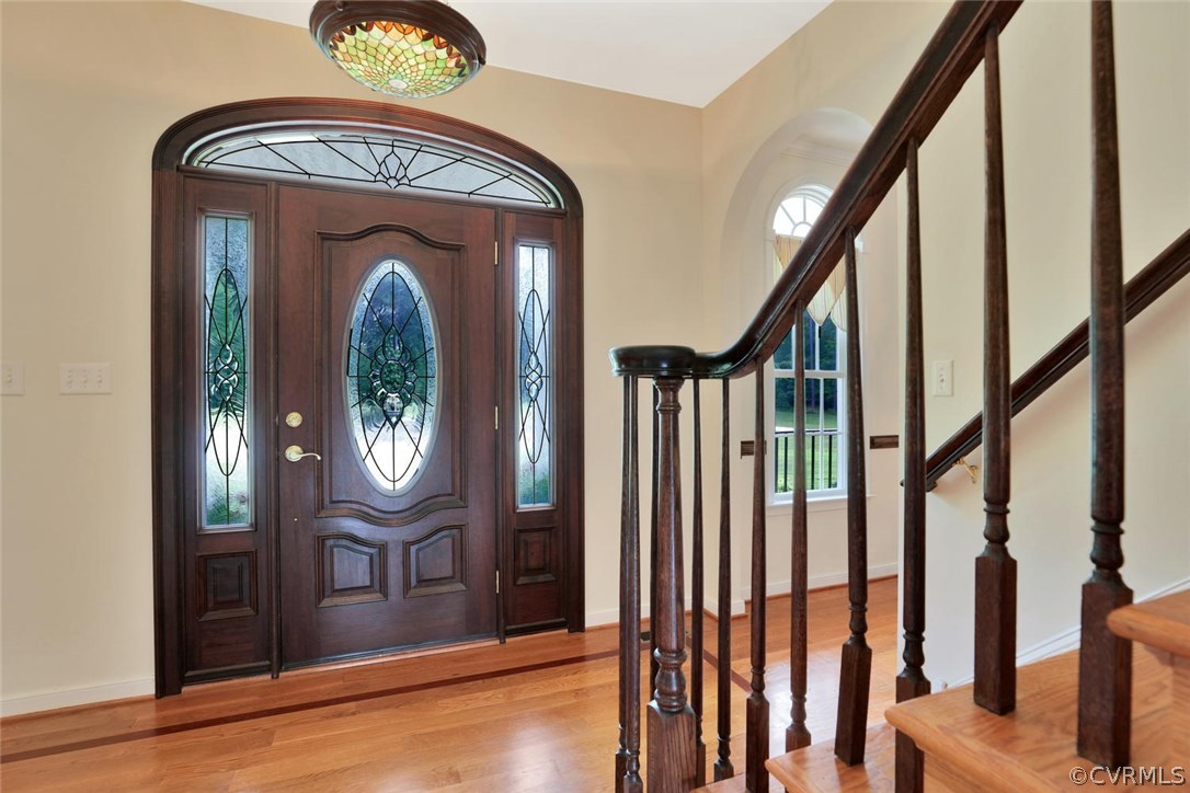 16221 Beach Road Chesterfield, VA 23838 - Photo 8 of 48 a view of a entryway door with wooden floor
