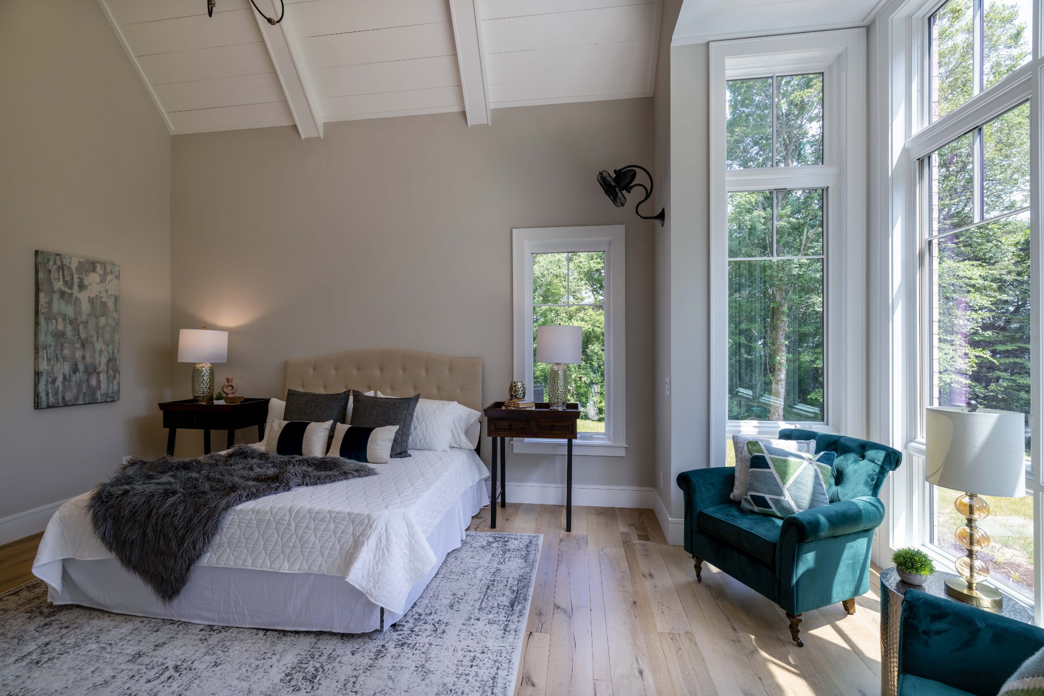 1442 Coleman Road Franklin, TN 37064 - Photo 27 of 63 a spacious bedroom with a bed and a couch
