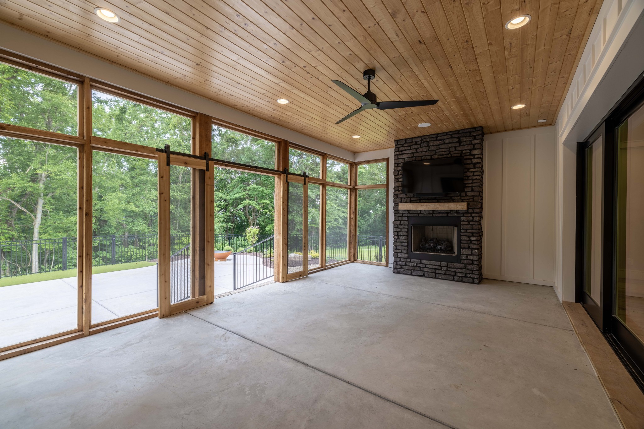 1442 Coleman Road Franklin, TN 37064 - Photo 51 of 63 a view of an empty room with a balcony