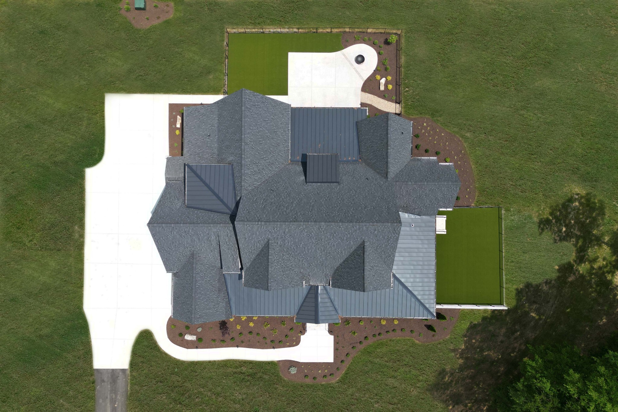 1442 Coleman Road Franklin, TN 37064 - Photo 54 of 63 an aerial view of a house with a yard