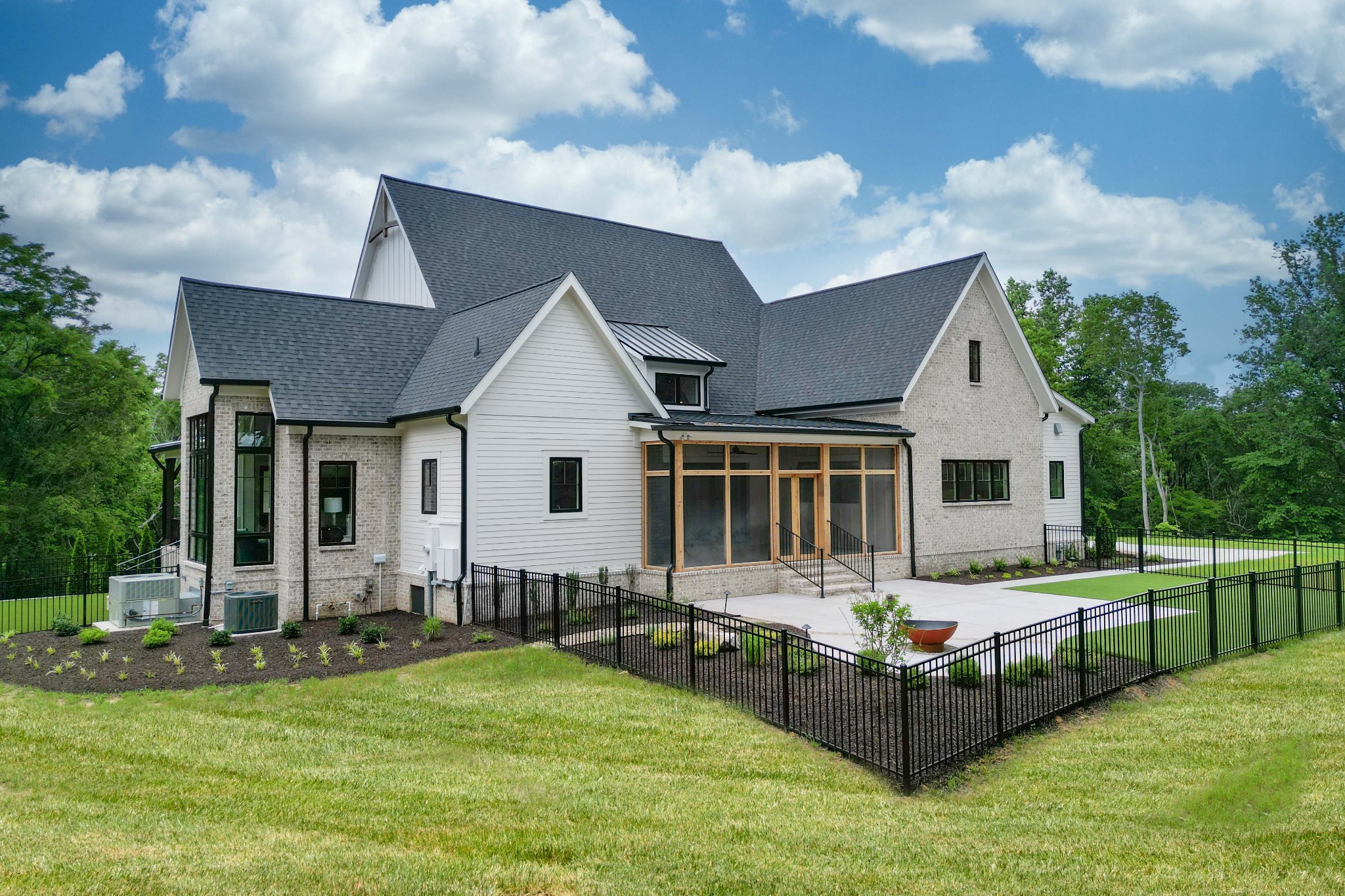 1442 Coleman Road Franklin, TN 37064 - Photo 56 of 63 a front view of house with yard outdoor seating and barbeque oven