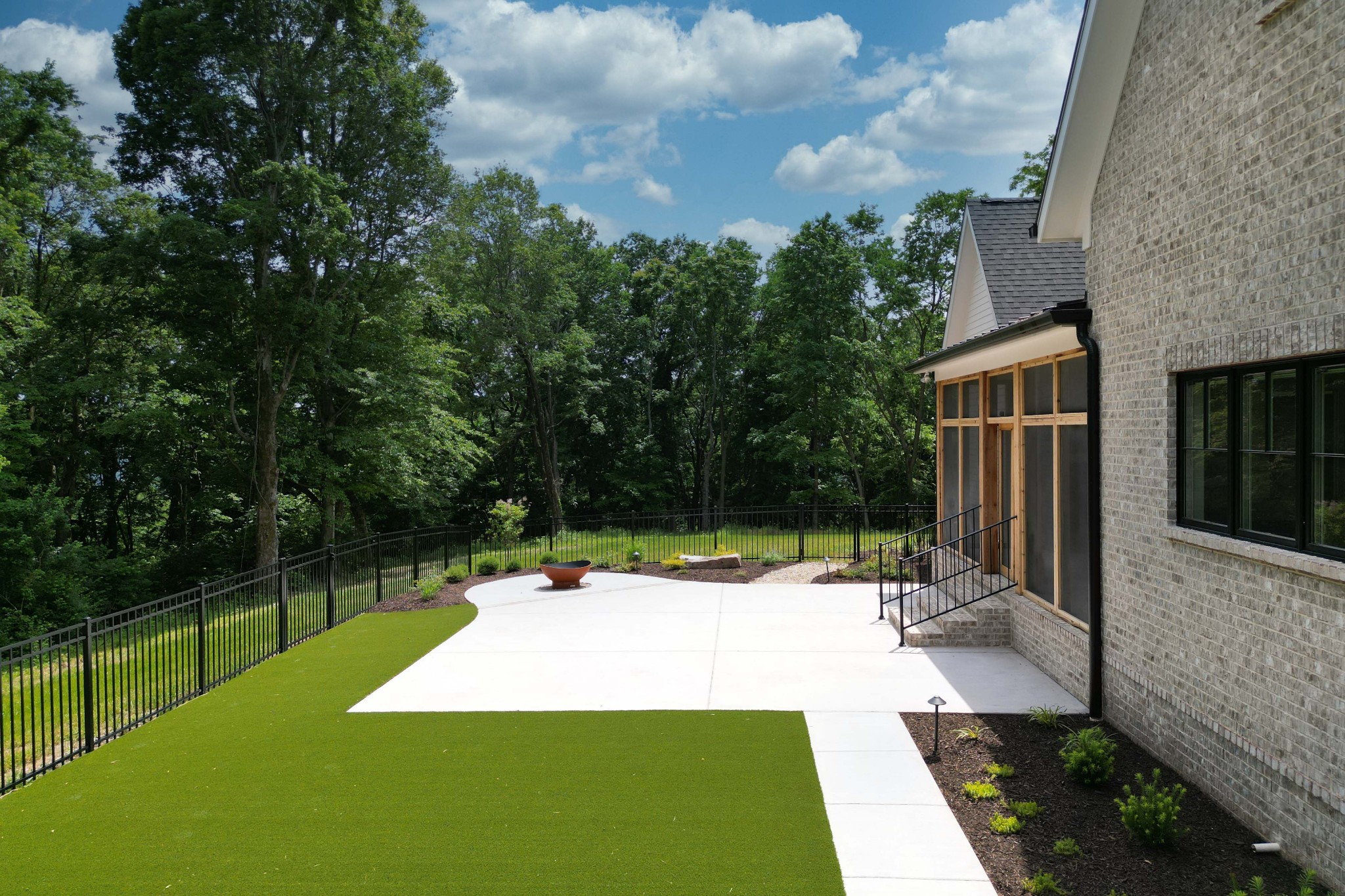 1442 Coleman Road Franklin, TN 37064 - Photo 57 of 63 a view of a backyard with a small pool