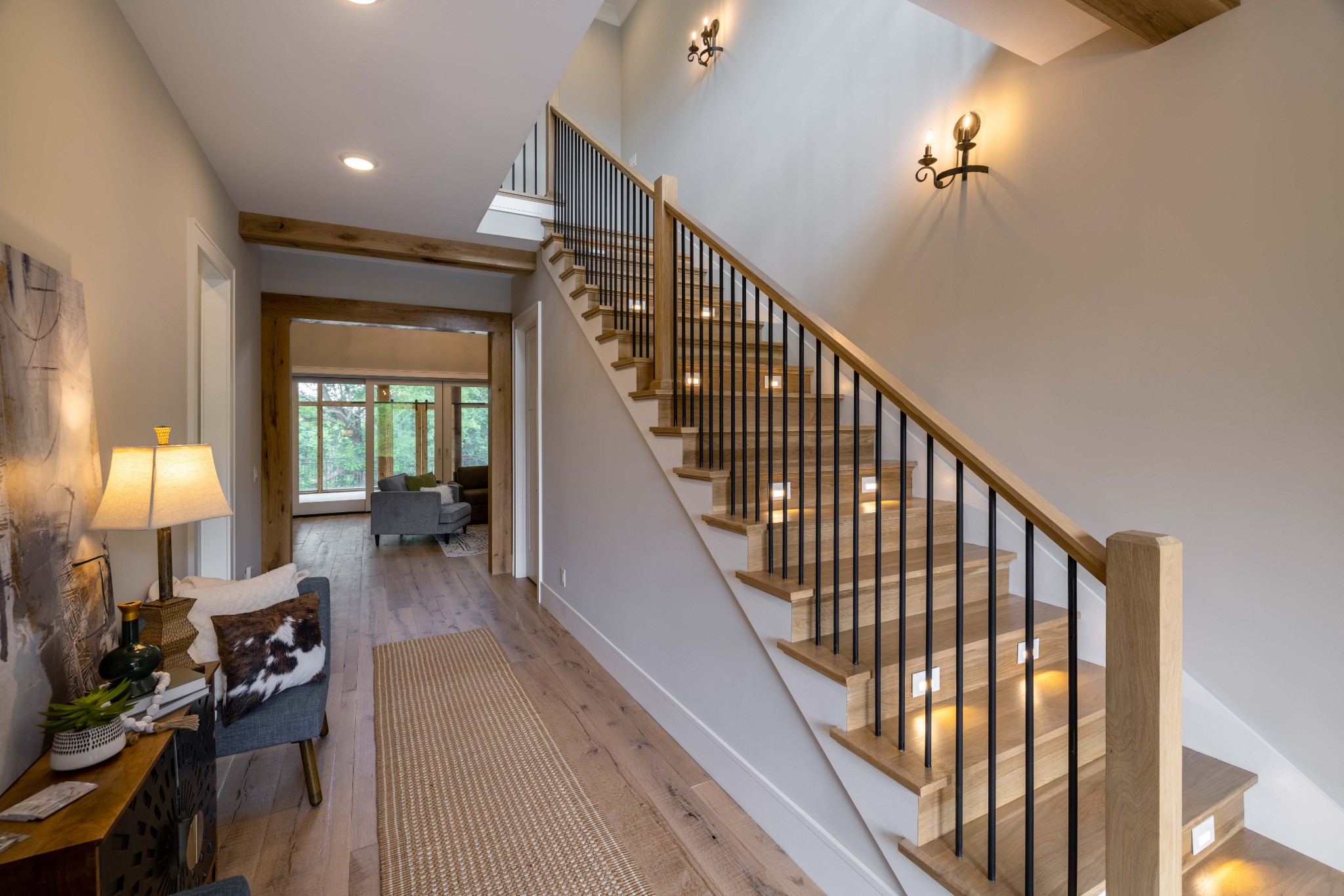1442 Coleman Road Franklin, TN 37064 - Photo 8 of 63 a view of entryway and hall with wooden floor